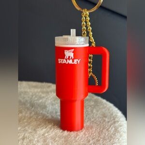 Stanley cup key chain with ring